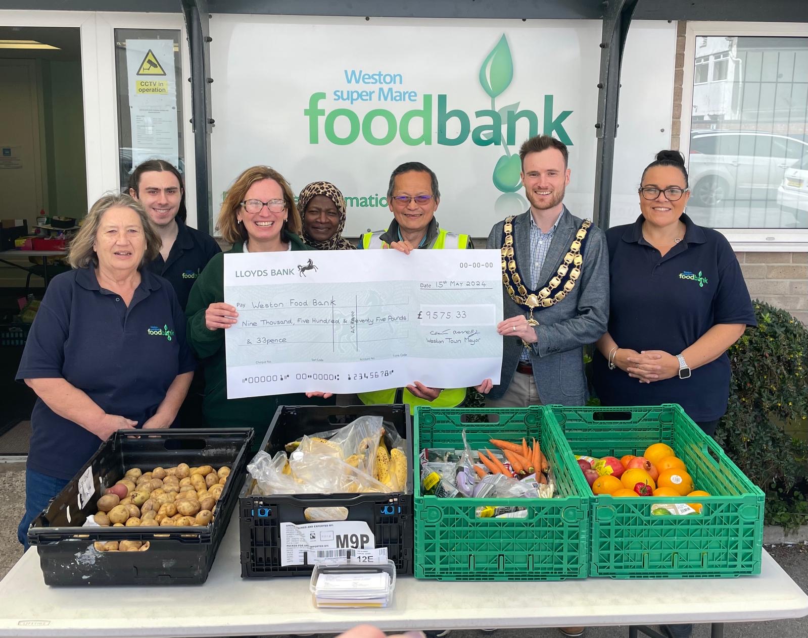 Weston-super-Mare Foodbank community activity collage
